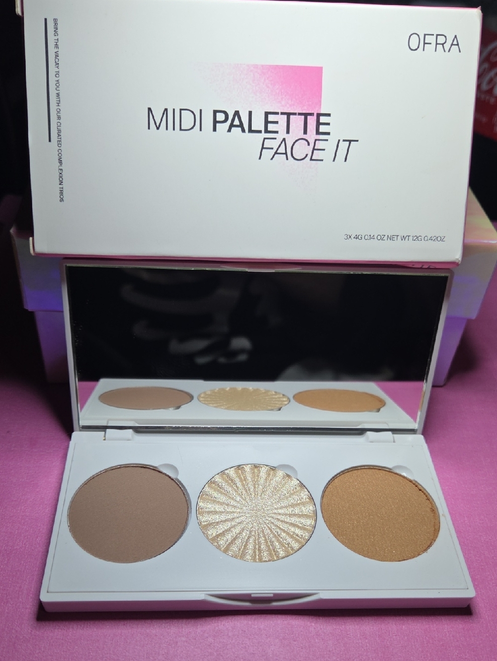 NIB OFRA Cosmetics Face It Midi Palette in Light